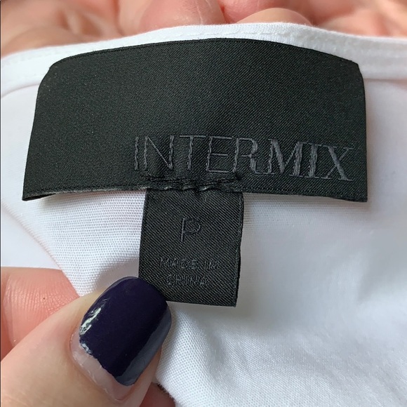 Intermix Bennet Poplin White Dress - Picture 5 of 6